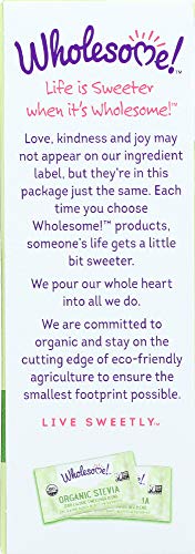 Wholesome Sweeteners Sweetener Stevia 75 Count (Pack of 1)