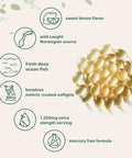 Micro Ingredients Extra Strength Omega 3 Fish Oil Supplements 1200Mg Per Serving 240 Softgels Lemon Flavored Burpless Essential Fatty Acids Epa 220Mg Dha 150Mg Deep Sea Fish