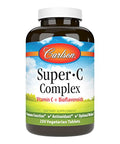 Carlson SuperC Complex Vitamin C + Bioflavonoids Immune Function and Optimal Wellness Antioxidant 250 Vegetarian Tablets