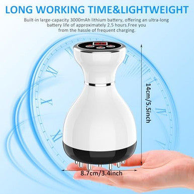 Connova Lym-Phatic Dr-Ainage Massager -Body Scul-Pting Machine With 30-Level Micro-Current Light Heat & Vib-Ration For Legs Arms & Belly Body Helps Reduce Str-Etch Marks & Cell-Ulite