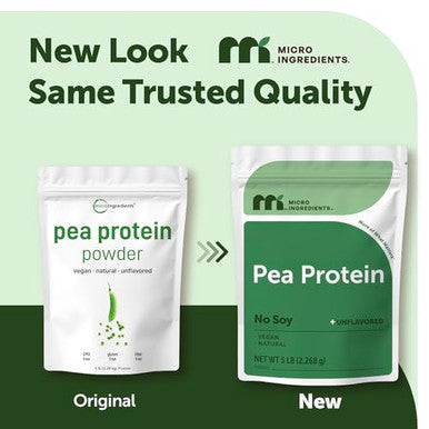 Micro Ingredients North American Grown Pea Protein Powder 5 Pounds 27G