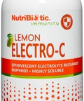 Nutribiotic - Lemon Electro-C Vitamin C & Electrolyte Powder 16 Oz 850 Mg Vitamin C Per Serving Effervescent Electrolyte Recharge Buffered & Highly Soluble Of Calories Gluten & Non-Gmo