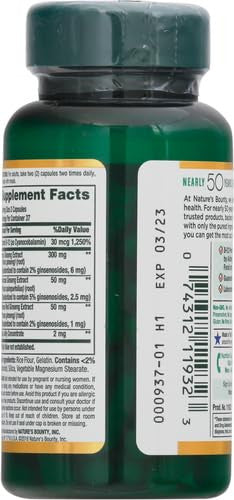 Nature's Bounty Ginseng With Royal Jelly 75 Capsules