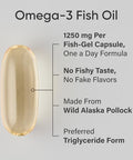 Sports Research Triple Strength Omega 3 Fish Oil 1250Mg Burpless Supplement With Omega3S Epa & Dha Non-Gmo Gluten Free And Collagen Peptides For All Genders Hydrolyzed Type 1 & 3 Powder Protein