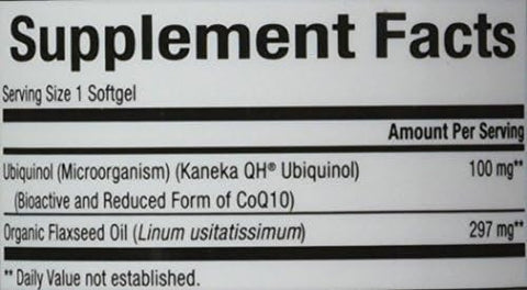 Bioclinic Naturals Ubiquinol Softgels 60 Count