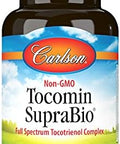 Carlson Tocomin SupraBio Full Spectrum Tocotrienol Complex NonGMO Tocotrienols Alpha Beta Gamma Delta 120 Softgels