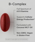 Sports Research Vitamin B-Complex - Full Spectrum Of B Vitamins (Plant-Based Vegan-Friendly) Triple Strength Omega 3 Fish Oil & Plant Based Vitamin K2 Mk7 Vegan D3 5000Iu