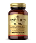 Solgar Gentle Iron (Iron Bisglycinate) 25 Mg - 90 Vegetable Capsules - Non-Constipating Gentle On Your Stomach - Non-Gmo Gluten Free 90 Servings