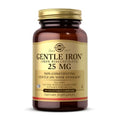 Solgar Gentle Iron (Iron Bisglycinate) 25 Mg - 90 Vegetable Capsules - Non-Constipating Gentle On Your Stomach - Non-Gmo Gluten Free 90 Servings