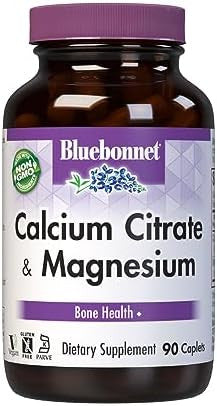 Bluebonnet Calcium Plus Magnesium Caplets 180 Count