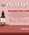 Maryruth'S Organics Herbal Supplement For Brain Function Boost Energy Memory Vitality Usda Ginseng With Ashwagandha Eleuthero And Maca Root Extract 1 Fl Oz