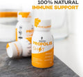 Bee And You Bundle: Propolis Shot With Vitamin C D3 And Zinc With Propolis Raw Honey Throat Spray Ultra Pure 100% Natural Immune Support Superfood