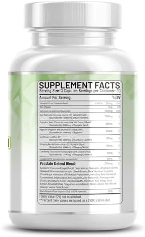 Saw Palmetto 10000Mg Pumpkin Seed Oil 3000Mg Pygeum 3000Mg Sunflower Lecithin 3000Mg Stinging Nettle Cranberry - Prostate Supplements For Men With Lycopene - 90 Caps