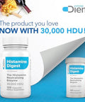 Omne Diem Histamine Digest Dao 30000 Hdu - 120 Caps - Histamine Neutralizing Enzyme - Relieve Histamine Intolerance With Diamine Oxidase