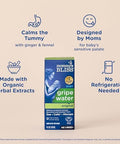 Mommy's Bliss Gripe Water Original Infant Gas & Colic Relief Gripe Water for Babies Gentle & Safe 2 Weeks+ 4 Fl Oz (Pack of 1)