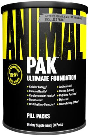 Animal Pak Vitamin Pack With Creatine Chews Multivitamin Amino Acids And Minerals For Sports Nutrition Strength Endurance And Recovery