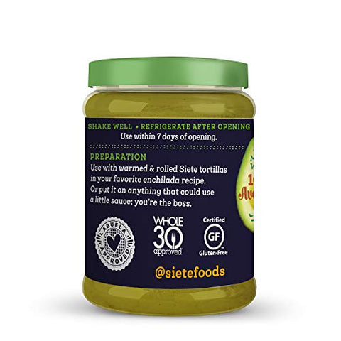 Siete Sauce Enchilada Green 15 OZ