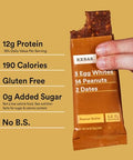 RXBAR Protein Bars, Protein Snack, Snack Bars, Peanut Butter, 9.1oz Box (5 Count)