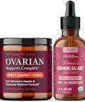 Smnutrition Herbal Hormone Balance Tincture & Inositol Multivitamin Hormone Balance Bundle With Liquid Cycle Support For Women (60 Servings) And Ovarian Support Complex (30 Servings)