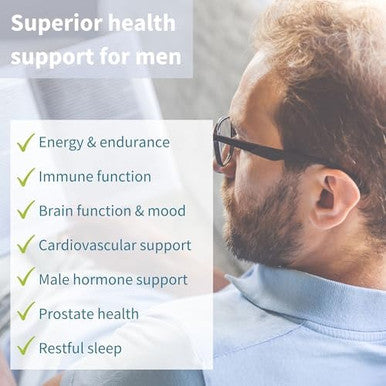 Neurobalance + Multivitamin & Minerals For Men Vegan Bundle, High Absorption Zinc, Magnesium & B6 Supplement + Sustained Release Multivitamin By Igennus