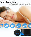 Magicteam Sound White Noise Machine With 20 Non Looping Natural Soothing Sounds And Memory Function 32 Levels Of Volume Powered By Ac Or Usb And Sleep Sound Timer Therapy For Baby Kids Adults