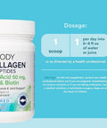 Natural Factors Total Body Marine Collagen Bioactive Peptides Powder For Healthy Skin Hair & Joints Unflavored 4.8 Oz