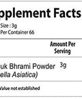 Gotu Kola Powder Centella Asiatica 200g 7 Oz Ayurvedic Herb to Improve Overall Health Natural Herbal Supplement by Bixa Botanical