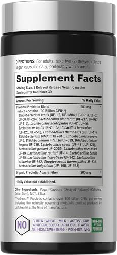 Horbaach Probiotic 100 Billion Cfu 60 Capsules