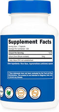 Nutricost Lithium Orotate 5Mg 120 Capsules Veggie Caps Nongmo Gluten