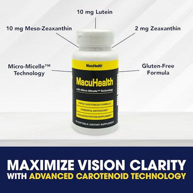 Macuhealth Triple Carotenoid Formula 90 Softgels