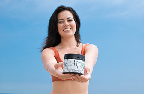 Organic Fiji, Raw Extra Virgin,Cold-Pressed, Cooking Coconut Oil with Fresh Flavor, Non-GMO, USDA Organic, 16oz