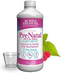 Buried Treasure Prenatal Plus Dha Complete 16 Oz Orange Banana Flavor High Potency Liquid Formula Supplement For Before During Post Pregnancy Natural Dha Omega3 Iron Vegetarian Safe W/Dose Cup