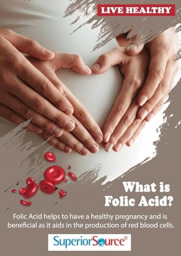 Superior Source Folic Acid Vitamin B9 1200 Mcg Microlingual Instant Dissolve Tablets Under Tongue Melts, 100 Count