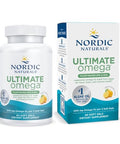 Nordic Naturals Plant Based Ultimate Omega Lemon Flavor - 60 Vegetarian Soft Gels - 1210 Mg Omega-3 - Vegan Epa And Dha - Supplement Made From Algae - Brain & Heart Support - Non-Gmo 30 Servings