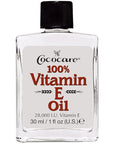 Cococare 100% Vitamin E Oil Maximum Moisture For Dry Skin 28000 I.U Wrinkle Reduction 1 Fl Oz