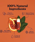 Poppy & Pout Jumbo Lip Balm 2 Pack, All Natural Lip Balms & Moisturizers, Hydrates With Beeswax, Vitamin E, Organic Coconut, Island Coconut & Blood Orange