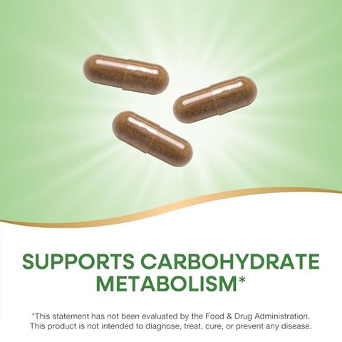 Nature'S Way Blood Sugar Blend With Gymnema Extract Supports Carbohydrate Metabolism Vitamin A 90 Capsules