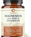 Nobi Nutrition Potassium Magnesium Supplement High Strength Electrolyte Balance For Heart Health & Muscle Support 400 Mg Potassium + 400 Mg Magnesium Energy Bone Health Sleep & Mood Support 90 Ct.