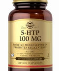 Solgar 5Htp 100 Mg 90 Vegetable Capsules Promotes Relaxation NonGmo Vegan Kosher and Gluten 90 Servings