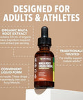Organic Maca Root Liquid Drops Supports Hormone Balance Mood And Energy In Women And Men Lepidium Meyenii To Support Performance And Vitality Nongmo Vegan Unflavored 60 Servings