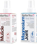 Betteryou Muscle And Joint Bundle Magnesium Joint And Magnesium Muscle Body Spray Essential Oils Spray Soothes Tired Muscles Instantly 2 Pc