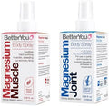 Betteryou Muscle And Joint Bundle Magnesium Joint And Magnesium Muscle Body Spray Essential Oils Spray Soothes Tired Muscles Instantly 2 Pc