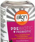Align Prebiotic + Probiotic Gummies Natural Fruit Flavors 60 Ct Pack Of 4