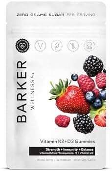 Barker Wellness Co Vitamin Bcomplex And Vitamin D3 + K2 Gummies Bundle
