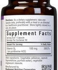 Bluebonnet Nutrition Vitamin B6 Vegetable Capsules 100 Mg For Cardiovascular And Nervous System Health 90 Count