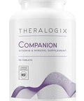 Theralogix Companion Multivitamin & Mineral Supplement 90Day Supply Supplement For Women & Men Without Iron Vitamin D Or Vitamin K B Vitamins Zinc & Magnesium Nsf 90 Tablets