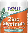Now Foods Supplements, Zinc Glycinate With 250 Mg Pumpkin Seed Oil, Supports Prostate Health, 120 Softgels (Packaging May Vary)