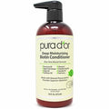 Pura D'Or Deep Moisturizing Biotin Conditioner Thickens Softens & Moisturizes Dry Frizzy Damaged Hair W/Argan Oil Pumpkin Rosemary Honeysuckle Vitamin E Men & Women 16Oz