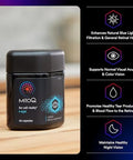 Mitoq +Eye Advanced Coq10 Antioxidant - Contains Mitoquinol Mesylate Lutein Zeaxanthin Bilberry Maritime Pine Bark - Supports Eye Health Blue Light Filtration & Cell Vitality (60 Capsules)