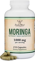 Double Wood Supplements Dws Organic Moringa Capsules 1000Mg
